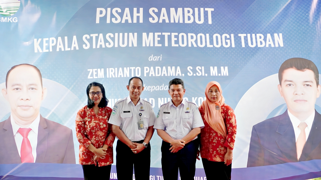 Pisah Sambut Kepala Stasiun Meteorologi Tuban